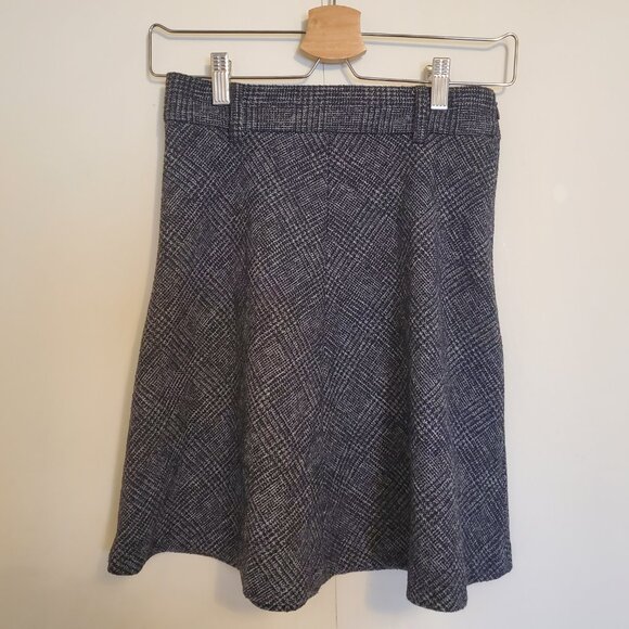 Zara Grey Twill A-line Mini Skirt - Picture 3 of 8